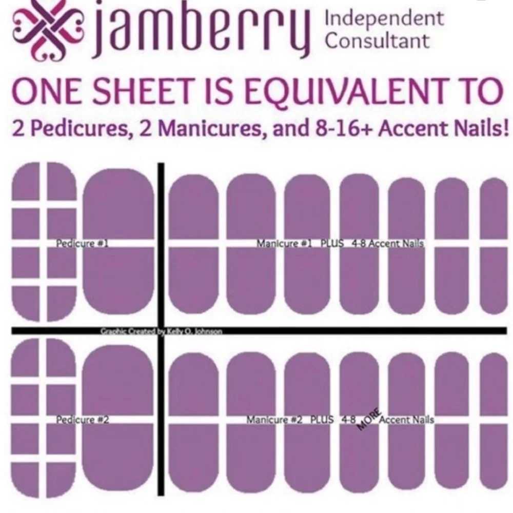 Jamberry Wraps, Fountain of Youth, Full Set - Picture 6 of 6